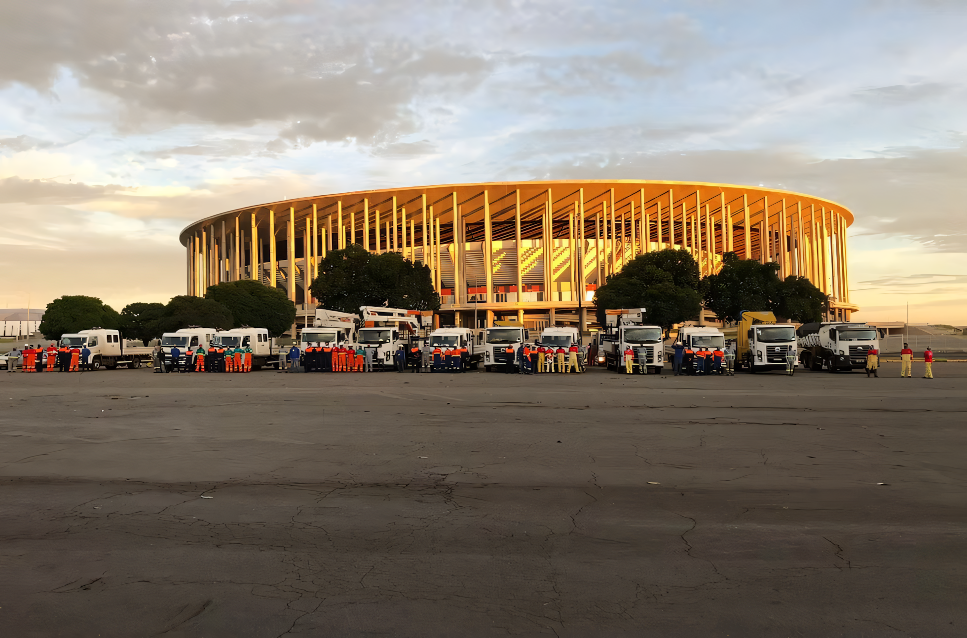 Estádio com serviços da EBF